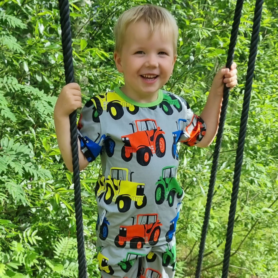 OTSO lyhythihainen paita RATTORIT harmaa 86-152cm