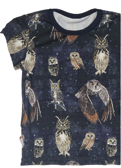 OTSO lyhythihainenpaita YÖPÖLLÖT 86-152cm 