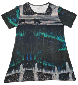 AAVA tunika LAPIN YÖ lyhythihainen S-XXL