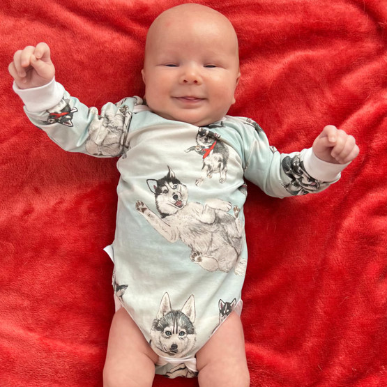 KUURA body HUSKYT 68cm trikoo