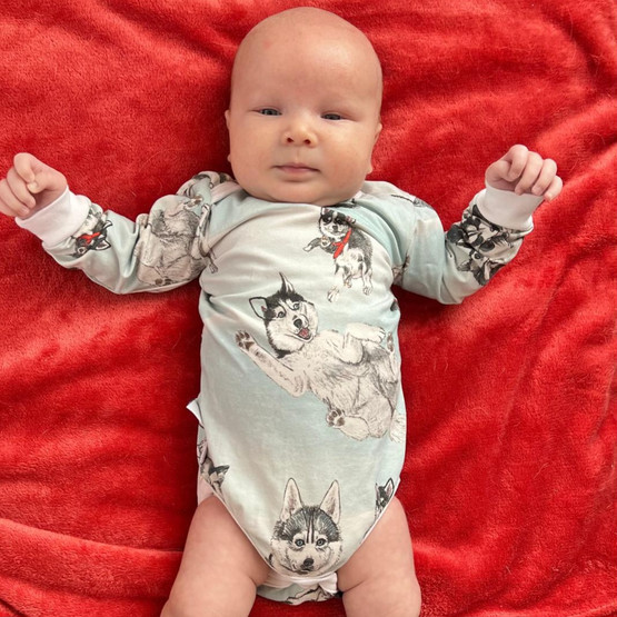 KUURA body HUSKYT 68cm trikoo