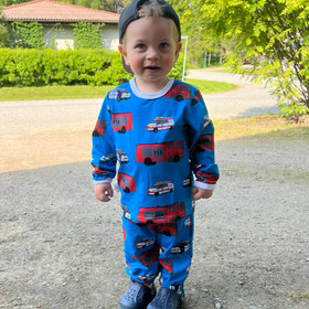 LEHTO housut HÄLYT sininen taskuilla / ilman taskuja 86-152cm