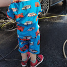 AALTO shortsit HÄLYT sininen 86-152cm