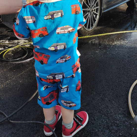 AALTO shortsit HÄLYT sininen 86-152cm