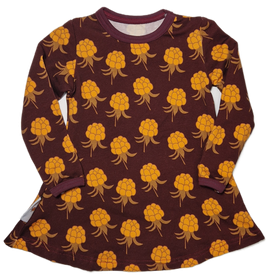 LAINE mekkotunika HILLAT viininp. 86-116cm joustocollege