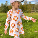 LAINE mekkotunika HILLAKRANSSI 74-152cm lyhyt- / pitkähihainen