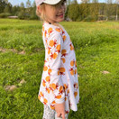 LAINE mekkotunika HILLAKRANSSI 74-152cm lyhyt- / pitkähihainen