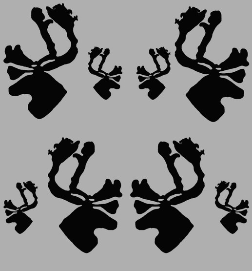 trikoo HIRVAS harmaa pituus 1m leveys 160cm