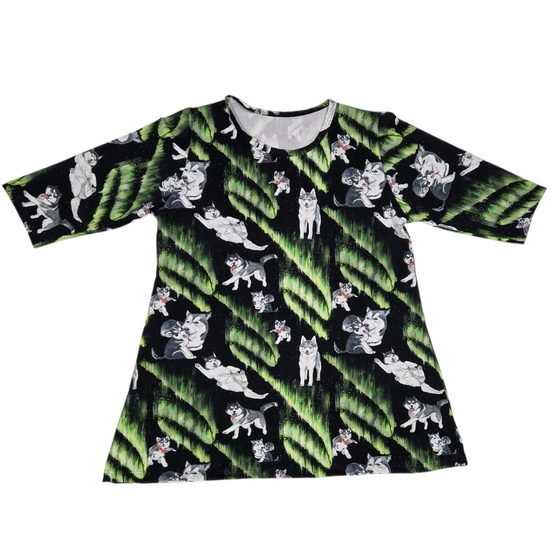 AAVA tunika HUSKYT JA REPOSET XS-3XL 3 hihanpituutta taskuilla/ilman taskuja