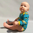 KUURA body KAIVURIT turkoosi 50-86cm trikoo 