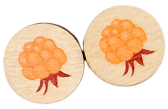 HILLA nappikorvakorut, halkaisija n.1,5cm