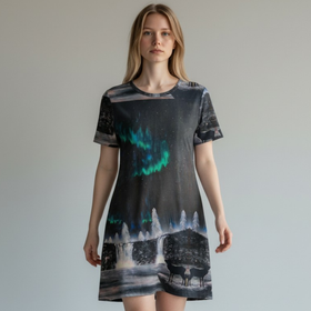 AAVA tunika LAPIN YÖ lyhythainen S ja M