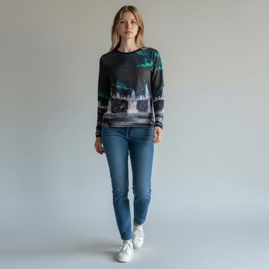 HONKA paita LAPIN YÖ pitkähihainen S, M, XL ja XXL trikoo