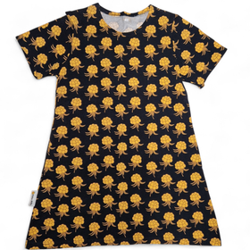 AAVA tunika Hillat S musta lyhythihainen  