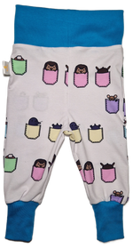 LOUNA housut TASKUKAMUT sininen 50-86cm trikoo 