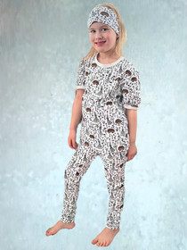 HUURRE legginssit SIILINIITTY valkoinen 86-152cm 