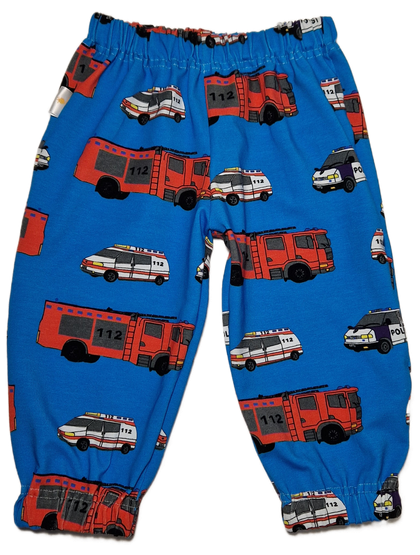 LEHTO housut HÄLYT sininen taskuilla / ilman taskuja 86-152cm