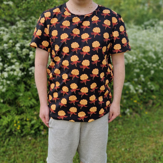 HONKA paita HILLAT musta lyhyt- tai pitkähihainen XS-3XL 