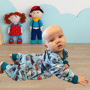 LUMI haalari TYÖHOMMISSA 50-86cm trikoo