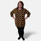 AAVA tunika HILLAT musta XS-3XL 3 hihanpituutta taskuilla/ilman taskuja