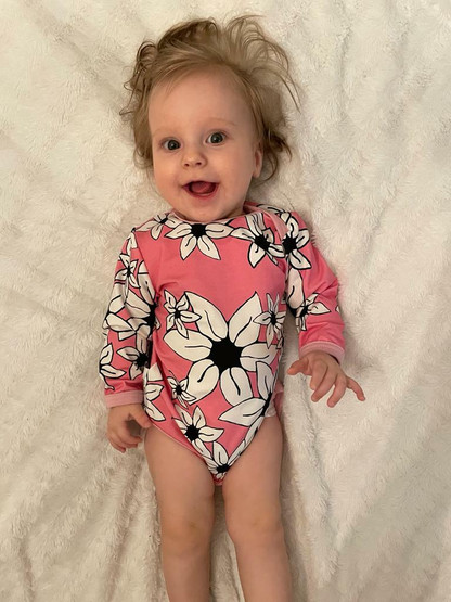 KUURA body LILJAMERI roosa trikoo 56-86cm.