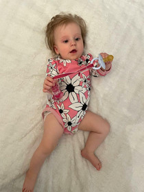 KUURA body LILJAMERI roosa trikoo 56-86cm.