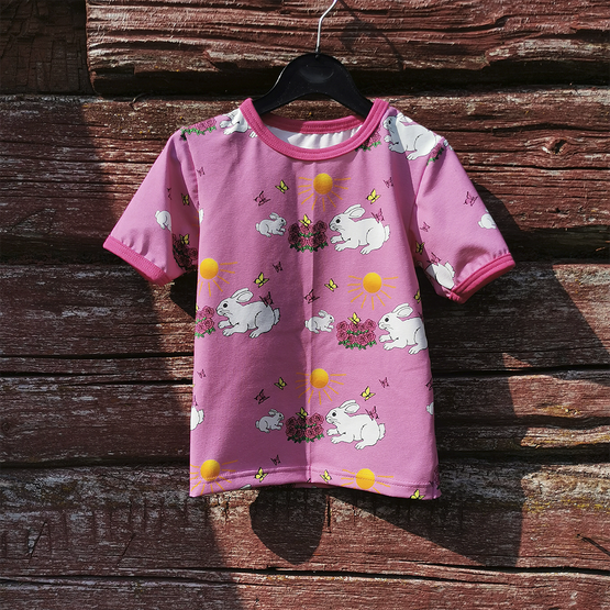 OTSO lyhythihainen paita KESÄPIHA 86/92cm trikoo