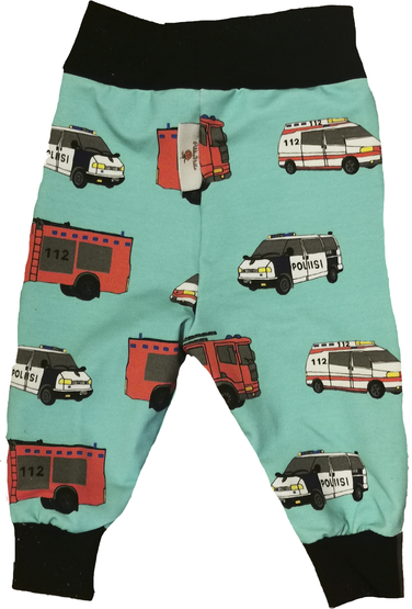 LOUNA housut HÄLYT turkoosi 62cm joustocollege 