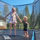 LAINE mekkotunika HILLAKRANSSI 74-152cm lyhyt- / pitkähihainen