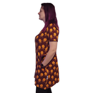 AAVA tunika Hillat S viininpunainen pitkähihainen  