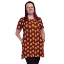 AAVA tunika Hillat S viininpunainen pitkähihainen  