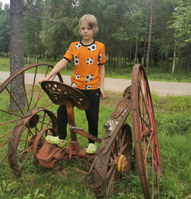 OTSO lyhythihainen paita JALITSU oranssi 86/92cm trikoo