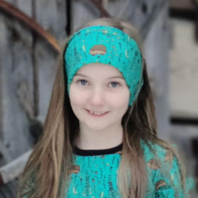 HELLE panta SIILINIITTY turkoosi lapsi / aikuinen