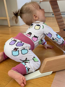 LOUNA housut TASKUKAMUT 50-86cm trikoo vihreä tai vanha roosa resori 