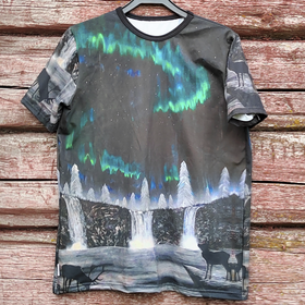 HONKA paita LAPIN YÖ lyhyhihainen M - XXL trikoo