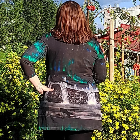 AAVA tunika LAPIN YÖ pitkähainen S