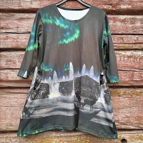 AAVA tunika LAPIN YÖ pitkähainen S