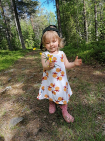 USVA liivimekko HILLAKRANSSI  trikoo 86-140cm