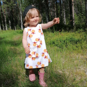 USVA liivimekko HILLAKRANSSI  trikoo 86-140cm