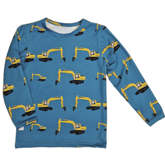 trikoo KAIVURIT turkoosi leveys 160cm