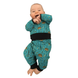 LOUNA-housut SIILINIITTY turkoosi 50-86cm joustocollege 