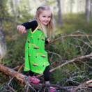 USVA liivimekko KAIVURIT vihreä trikoo 110/116 ja 134/140cm