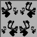 trikoo HIRVAS harmaa leveys 160cm