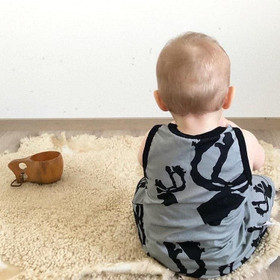 USVA liivimekko HIRVAS harmaa 50-80cm trikoo