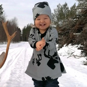 LAINE mekkotunika HIRVAS 86-152cm trikoo