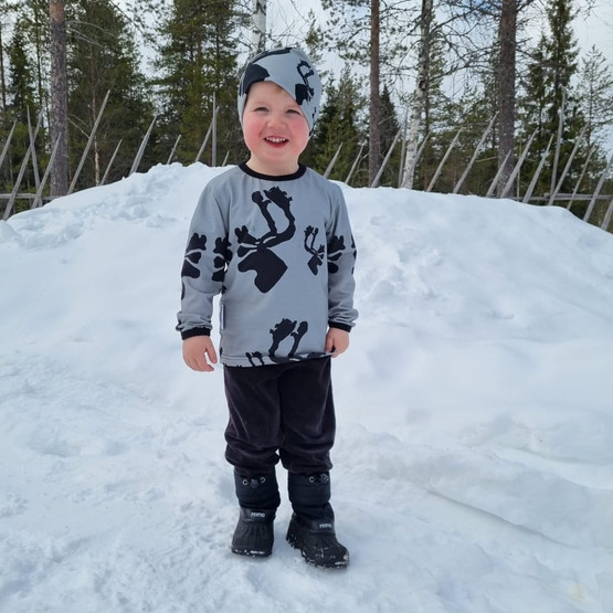 OTSO paita Hirvas harmaa 86-152cm
