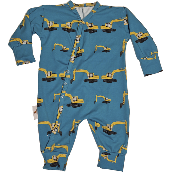 LUMI haalari KAIVURIT turkoosi trikoo 50-86cm