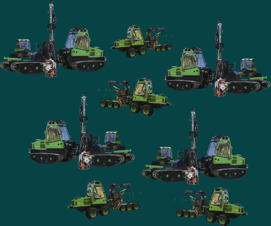 trikoo JARCRAC mettäkone petrooli leveys 160cm