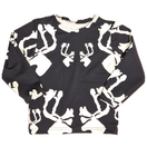 Otso paita HIRVAS musta 86-152cm trikoo