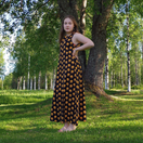 AAVA mekko HILLAT XS-3XL midi ja maxi pituus, taskuilla/ilman taskuja